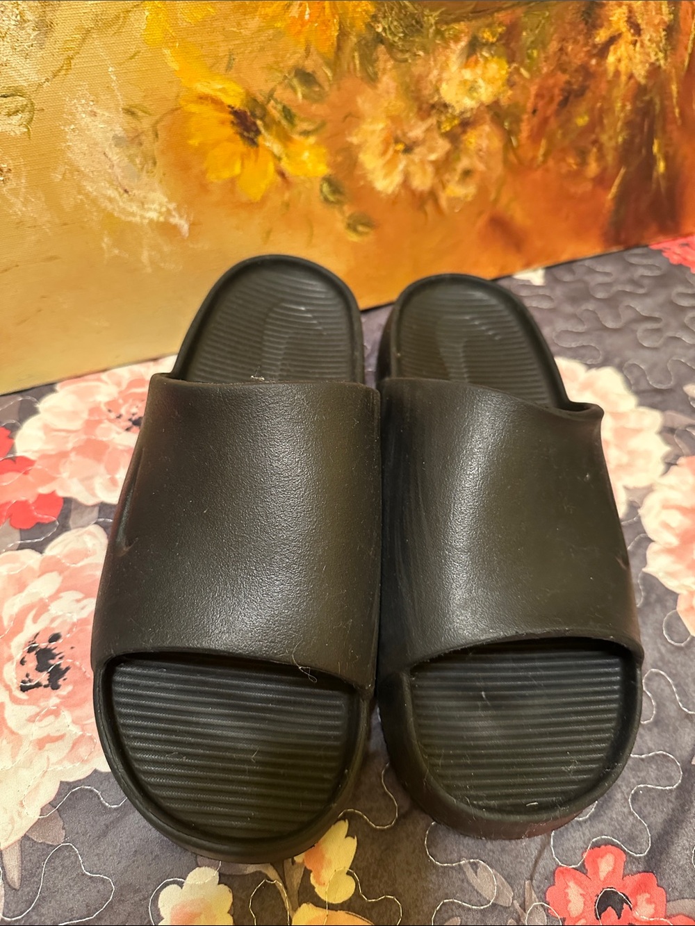 Nike Black Men's size 8 Slide Sandals